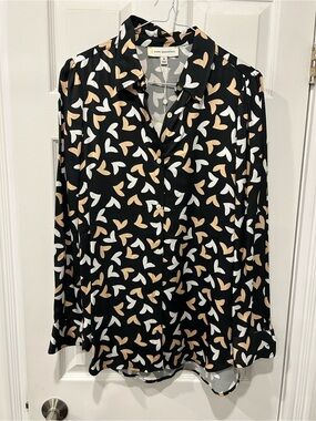 Kerri Rosenthal Mia Shirt Puff Sleeve Hearts